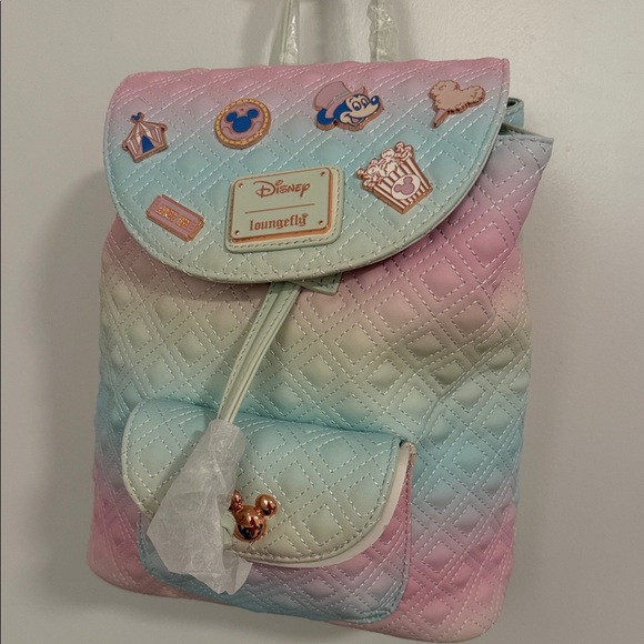 Disney Handbags - NWT Disney’s Loungefly Mickey Mouse Fair Mini Backpack